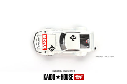Mini GT- 1:64 Datsun KAIDO Fairlady Z MOTUL V3 Kaidohouse Kaido House (KHMG064)