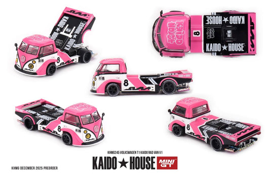 Mini GT x KAIDOHOUSE 1:64 Volkswagen T1 KAIDO RAD Van V1 (KHMG245)