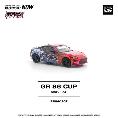 Pop Race 1:64 GR86 CUP 1087X (PR640207)