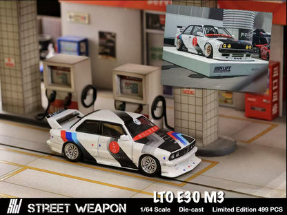 Street Weapon 1:64 BMW M3 E30 Live to Offend LTO Custom LTO Expo Edition