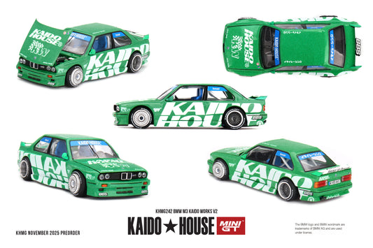 Mini GT x KAIDOHOUSE 1:64 BMW M3 Kaido Works V2 (KHMG242)