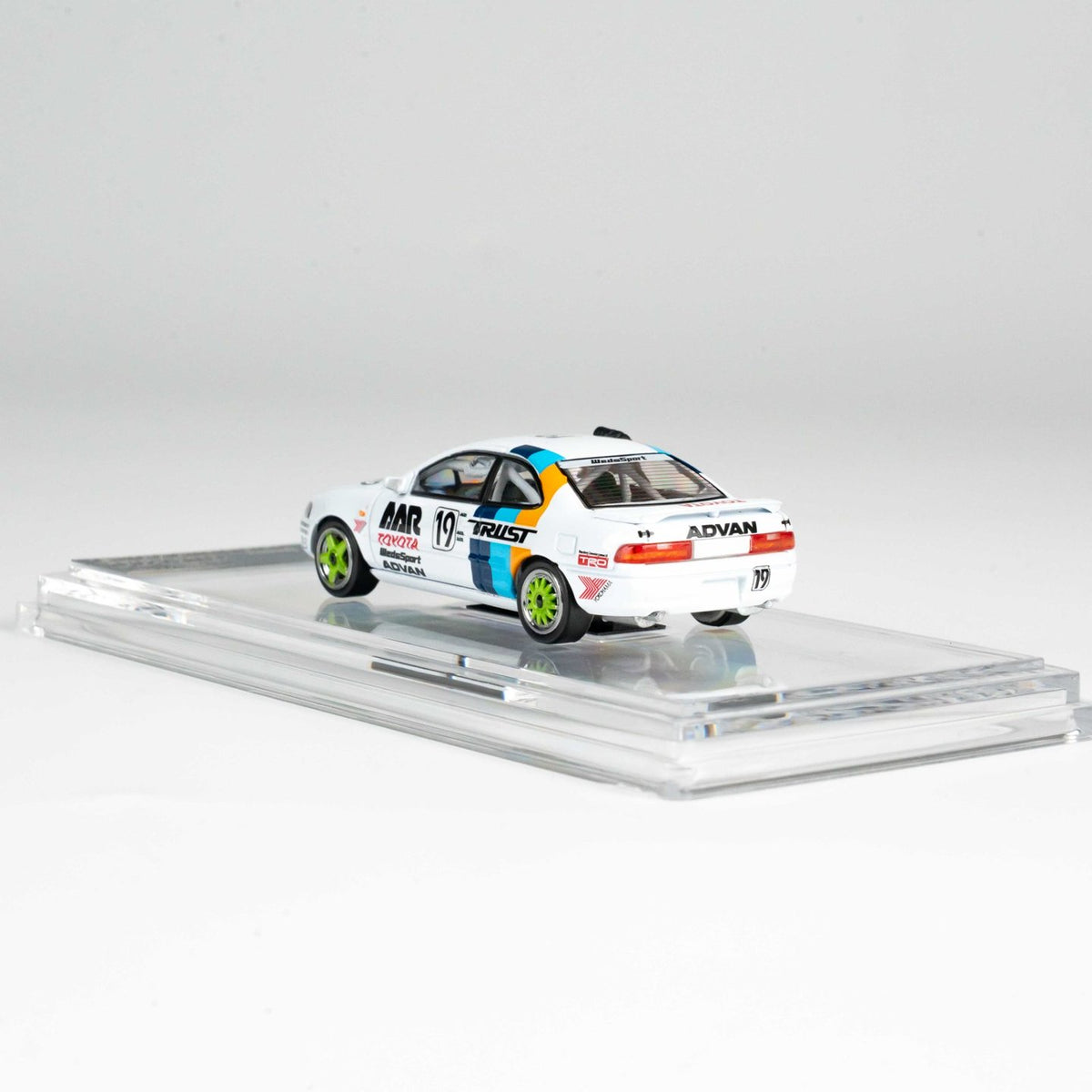 BMC BM Creations 1:64 Toyota Levin 101 JTC 1993 TRUST 92 Macau (Hong Kong Toys"R"Us Exclusive Edition)
