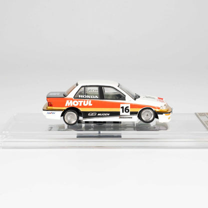 BMC BM Creations 1:64 Honda CIVIC EF2 1991 White MOTUL (RHD)