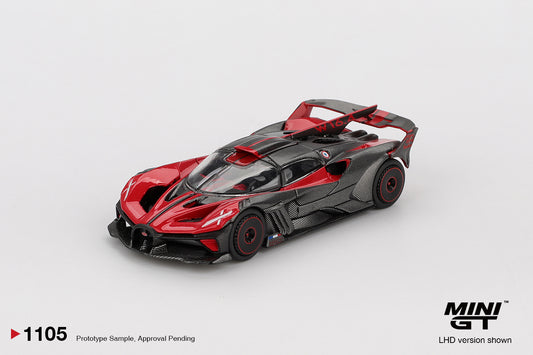 Mini GT 1:64 Bugatti Bolide Red (MGT01105-CH)