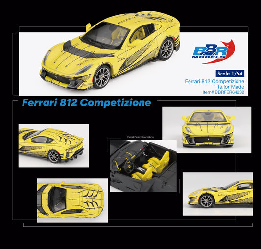 BBR 1/64 Ferrari 812 Competizione Tailor Made (BBRFER64032)