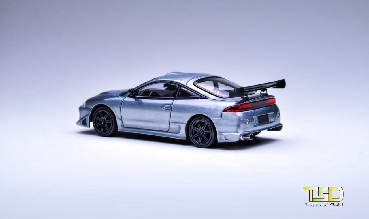 Transcend Model 1:64 Mitsubishi Eclipse Raw Metal