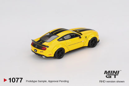 Mini GT 1:64 LB-WORKS FORD MUSTANG Triple Yellow (MGT01077-CH)