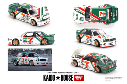 Mini GT x KAIDOHOUSE 1:64 BMW M3 KAIDO WORKS LARRY CHEN V1  - USA Exclusive (KHMG217)