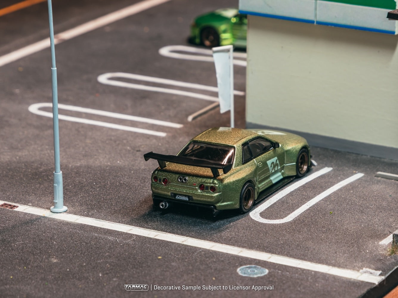 Tarmac Works 1/64 Nissan Skyline (R32) Widebody Millennium Jade - Designed by Jon Sibal - Tokyo Auto Salon 2026 Special Edition - Tarmac Works GLOBAL64