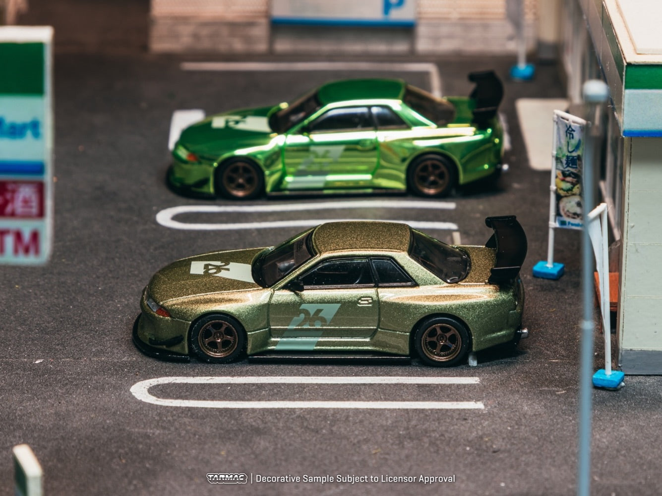 Tarmac Works 1/64 Nissan Skyline (R32) Widebody Millennium Jade - Designed by Jon Sibal - Tokyo Auto Salon 2026 Special Edition - Tarmac Works GLOBAL64