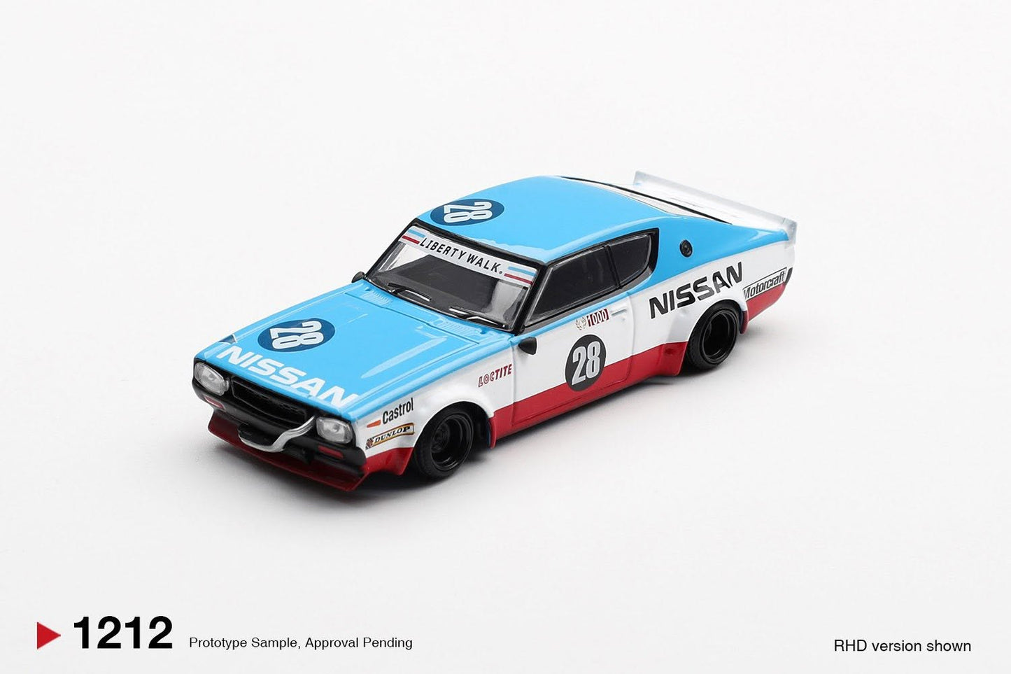 Mini GT 1:64 Nissan Skyline Kenmeri Liberty Walk Nissan Racing '75 concept (MGT01212-CH)