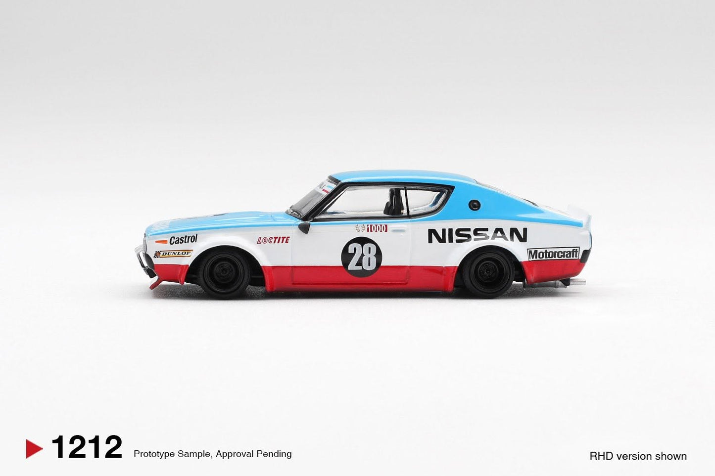 Mini GT 1:64 Nissan Skyline Kenmeri Liberty Walk Nissan Racing '75 concept (MGT01212-CH)