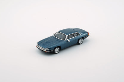 BM Creations 1/64 Jaguar XJ-S XJS V12 Cobalt Blue with 4 Additional Wheels (RHD)