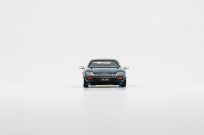 BM Creations 1/64 Jaguar XJ-S XJS V12 Cobalt Blue with 4 Additional Wheels (RHD)
