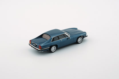 BM Creations 1/64 Jaguar XJ-S XJS V12 Cobalt Blue with 4 Additional Wheels (RHD)