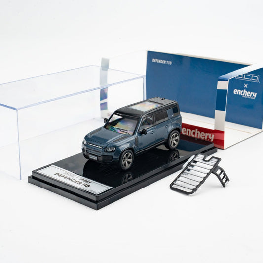 GCD X Enchery 1:64 Land Rover Defender 110 Blue LHD
