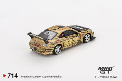 Mini GT 1:64 Nissan Silvia (S15) Top Secret D1GP (MGT00714-BL)