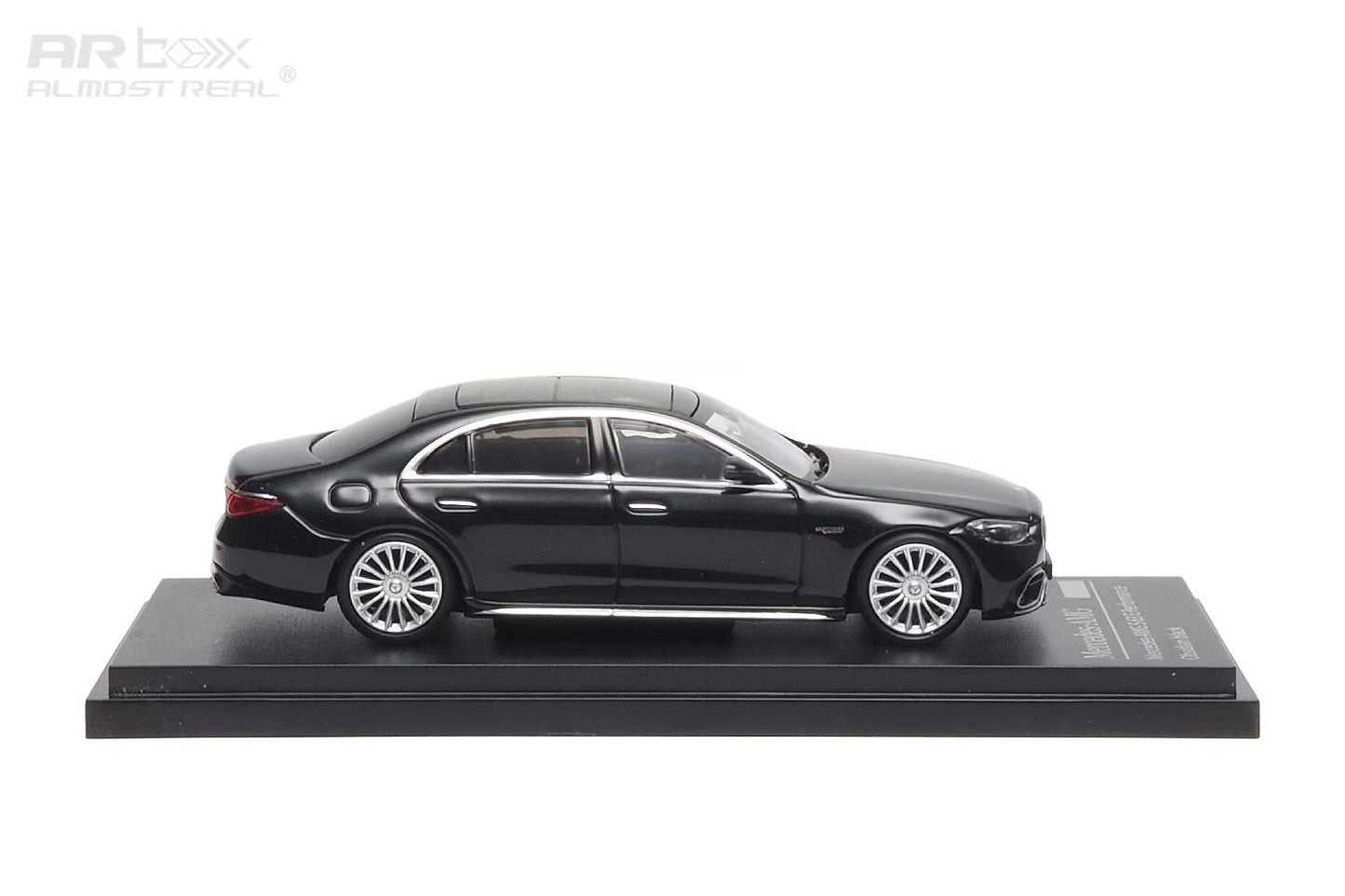AR Box 1:64 Mercedes Benz S Class MK7 W223 AMG S63 E-Performance 2023 Edition Obsidian Black Official Licensed