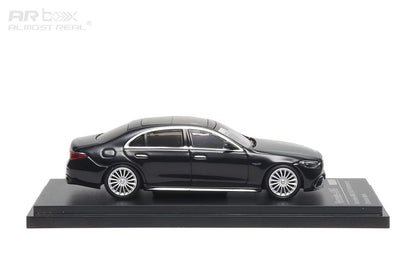AR Box 1:64 Mercedes Benz S Class MK7 W223 AMG S63 E-Performance 2023 Edition Obsidian Black Official Licensed
