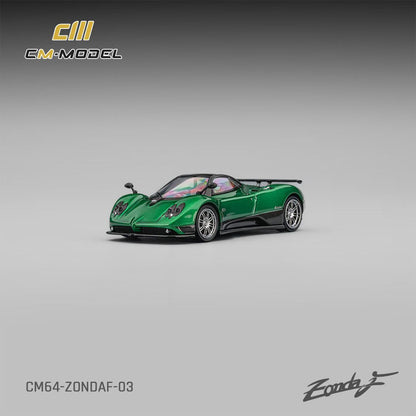 CM Model 1:64 Pagani Zonda F Metallic Emerald Green Pagani Official Licensed
