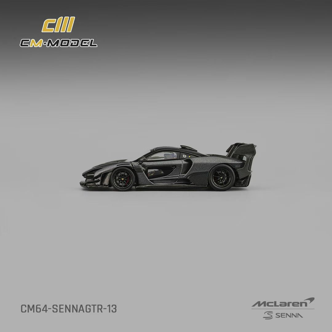 CM Model 1:64 McLaren Senna GTR Metallic Grey McLaren Official Licensed