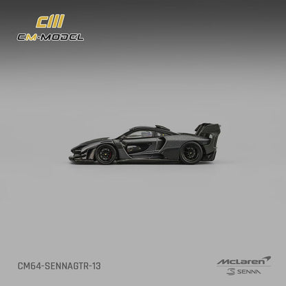 CM Model 1:64 McLaren Senna GTR Metallic Grey McLaren Official Licensed