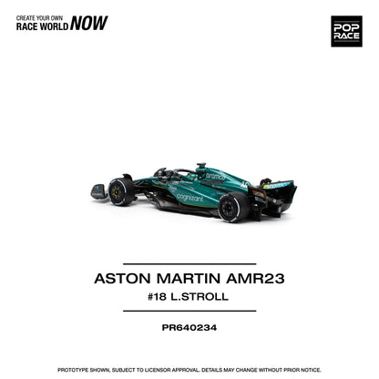 Pop Race 1:64 Aston Martin AMR23 #18 L.Stroll (PR640234)