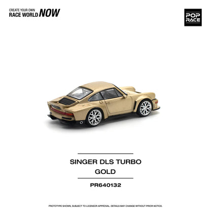 Pop Race 1:64 Porsche Singer DLS Turbo 964 Road Gold (PR640132)