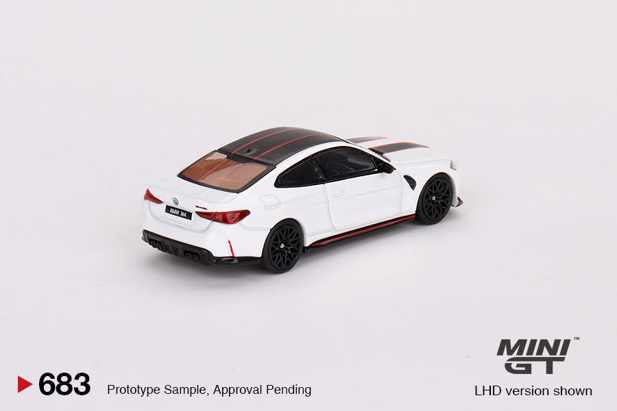 Mini GT 1:64 BMW M4 CSL Alpine White LHD (MGT00683-CH)