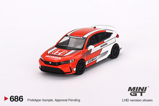 Mini GT 1:64 Honda Civic TYPE R 2023 Pace Car Red LHD (MGT00686-CH)