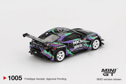 Mini GT 1:64 Toyota GR86 HKS TYPE R 2022 Tokyo Auto Salon (MGT01005-CH)