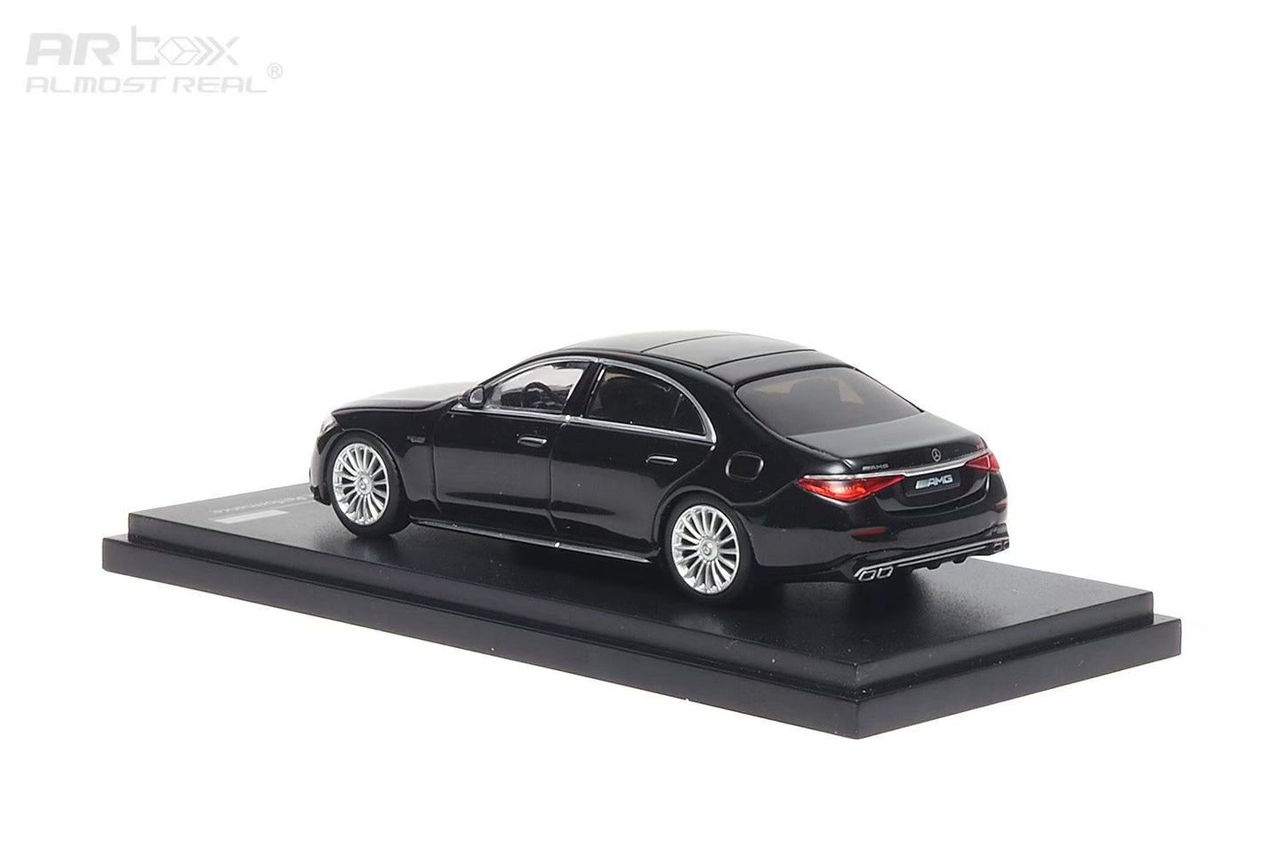 AR Box 1:64 Mercedes Benz S Class MK7 W223 AMG S63 E-Performance 2023 Edition Obsidian Black Official Licensed