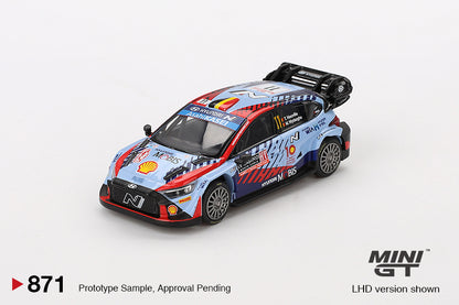 Mini GT 1:64 Hyundai i20 N Rally1 Hybrid #11 2024 Rallye Monte-Carlo Winner (MGT00871-CH)