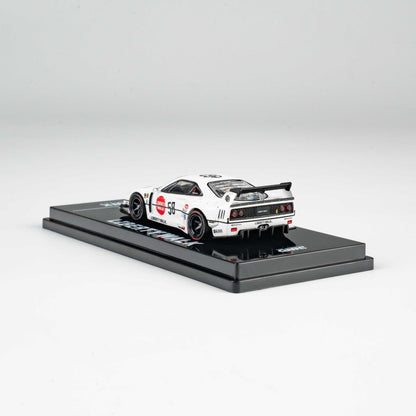 INNO64 1:64 LBWK F40 COLLET White in Premium Box Packaging (Chance of a Red Chase Car) (IN64-LBWKF40-COLLET)