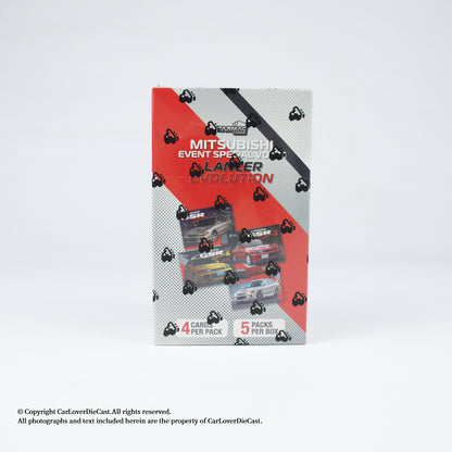 Tarmac Cards Event Special Mitsubishi Vol.01 - Lancer Evolution Pack - Single Pack (4 cards per pack, no model car included)