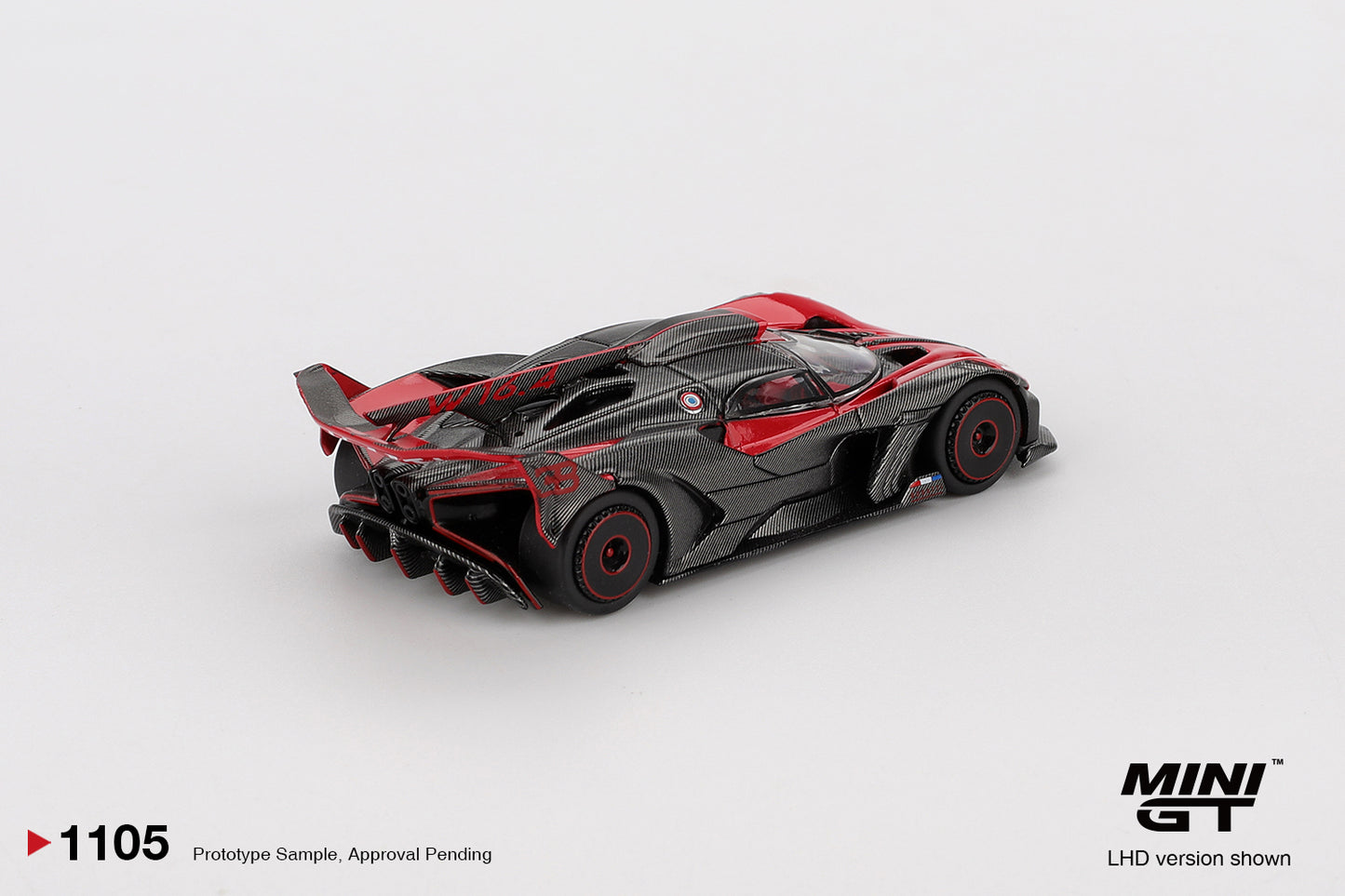 Mini GT 1:64 Bugatti Bolide Red (MGT01105-CH)