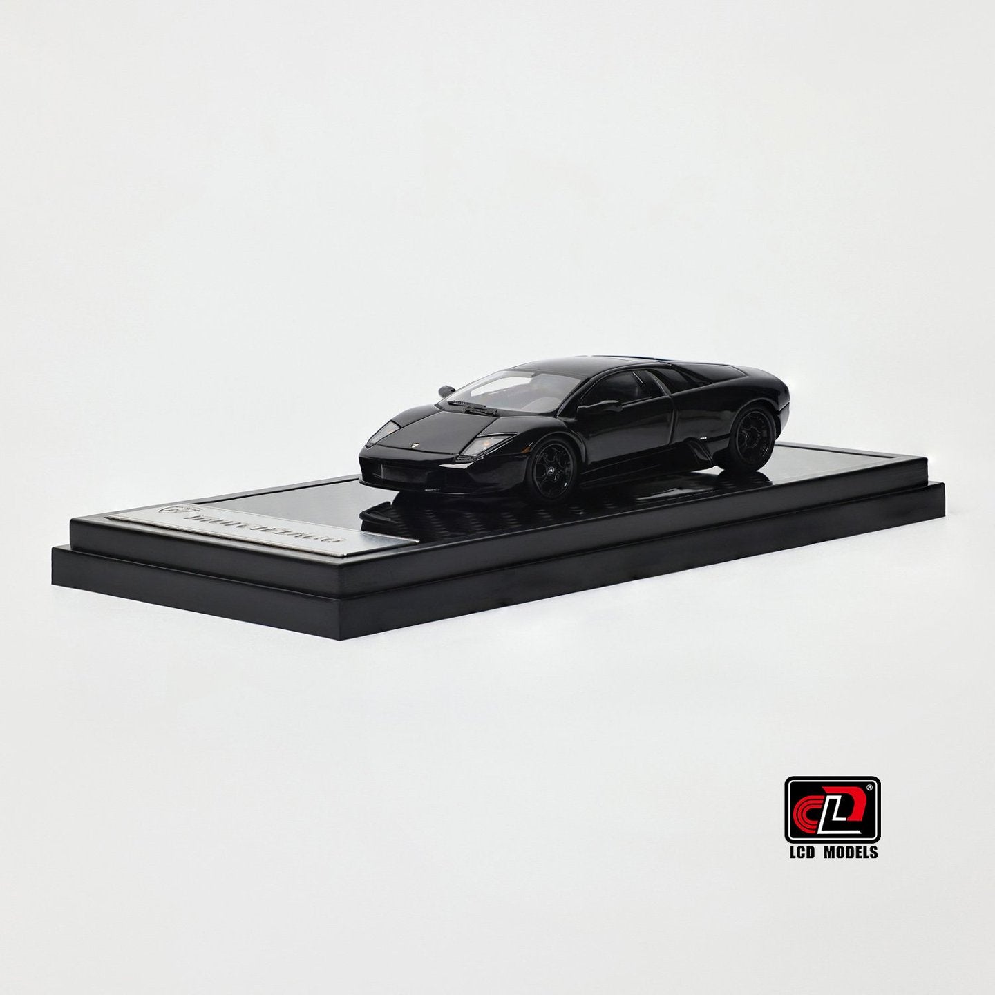 LCD 1:64 Lamborghini Murcielago Black Openable Engine Hood with Detailed Engine Lamborghini Official Licensed