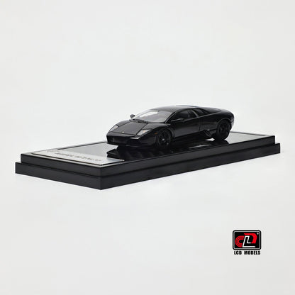 LCD 1:64 Lamborghini Murcielago Black Openable Engine Hood with Detailed Engine Lamborghini Official Licensed