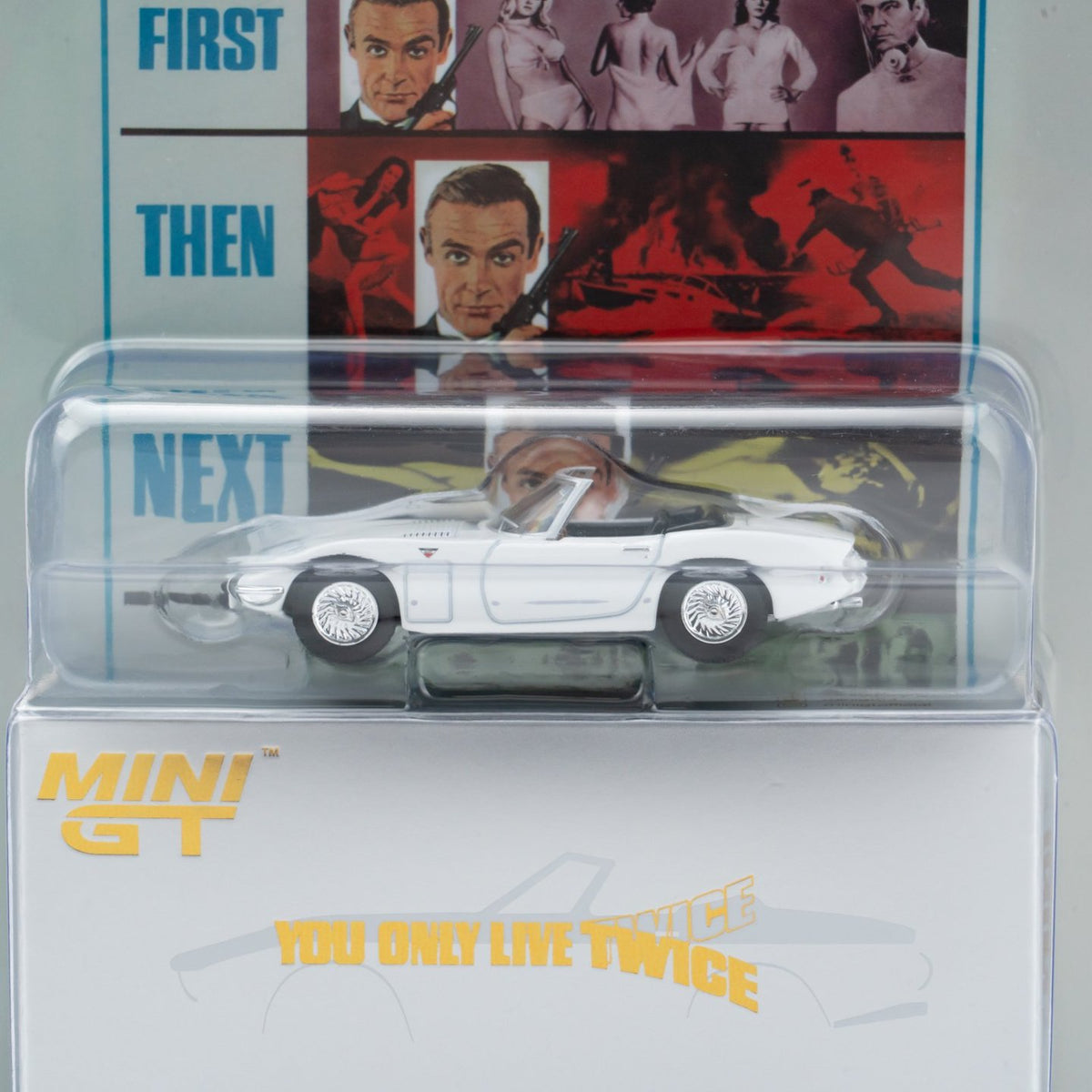 Mini GT 1:64 Toyota 2000GT Roadster “You Only Live Twice” in Blaster Packaging English Version (MGT00915-007ECH)