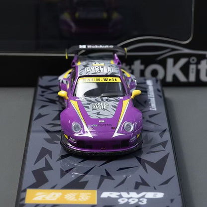 Motokit 1:64 RWB 993 #27 Cooler Master Purple Livery