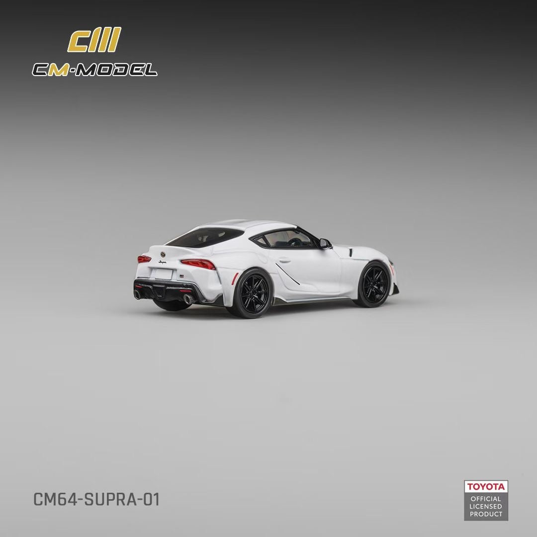 CM Model 1:64 Toyota Supra A90 Pearl White Official Licensed