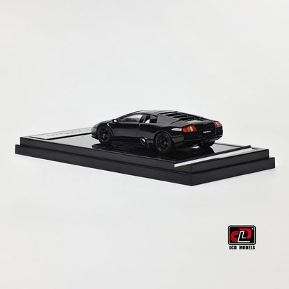 LCD 1:64 Lamborghini Murcielago Black Openable Engine Hood with Detailed Engine Lamborghini Official Licensed