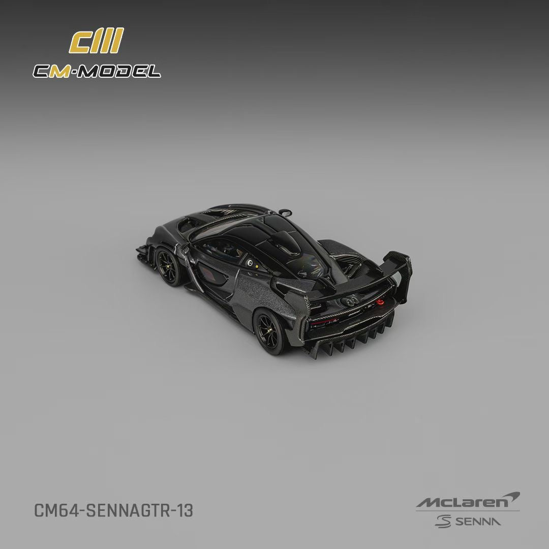 CM Model 1:64 McLaren Senna GTR Metallic Grey McLaren Official Licensed