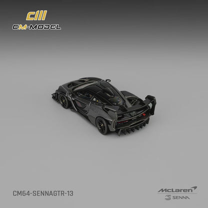 CM Model 1:64 McLaren Senna GTR Metallic Grey McLaren Official Licensed