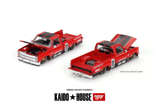 Mini GT- 1:64 Chevrolet Silverado KAIDO V1 Kaidohouse Kaido House (KHMG066)