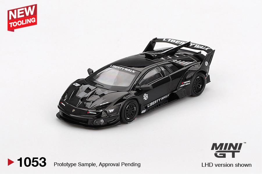 Mini GT 1:64 Lamborghini LB-Silhouette WORKS MURCIELAGO GT Evo Black (MGT01053-CH)