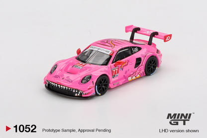 Mini GT 1:64 Porsche 911 GT3 R #77 AO Racing 2024 IMSA Road America (MGT01052-CH) - Limit to 1 unit per person/address