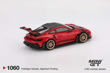 Mini GT 1:64 Porsche 911 (992) GT3 RS Weissach Package Guards Red (MGT01060-CH)