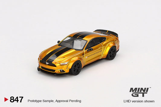 Mini GT 1:64 LB-WORKS FORD MUSTANG LB Gold (MGT00847-CH)