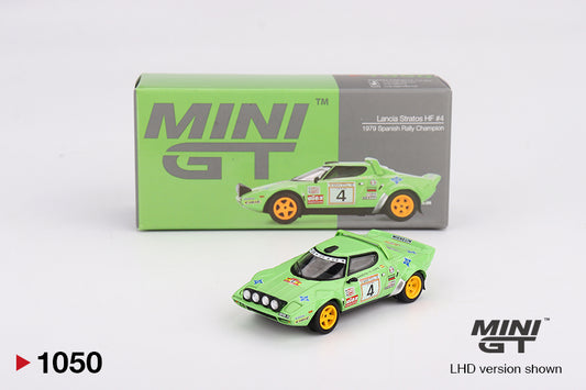 Mini GT 1:64 Lancia Stratos HF #4 1979 Spanish Rally Champion (MGT01050-CH)